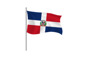 多米尼加国旗剪贴画