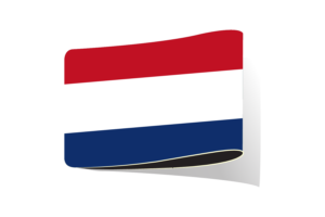 荷兰国旗插图剪贴画