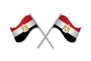 埃及国旗标志矢量免费