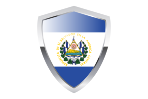 厄瓜多尔国旗与尖三角形盾牌