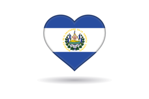 厄瓜多尔旗帜心形