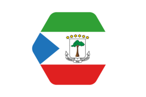 赤道几内亚国旗矢量插图