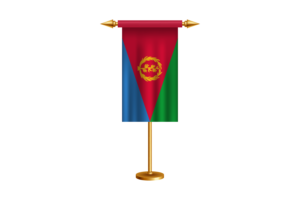 厄立特里亚礼仪旗帜矢量免费