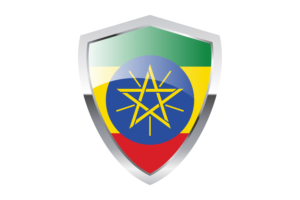 埃塞俄比亚国旗与尖三角盾