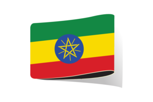 埃塞俄比亚国旗插图剪贴画