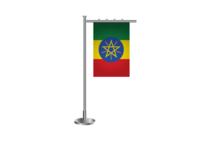 3d 埃塞俄比亚站立旗