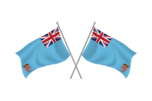 斐济挥舞友谊旗帜