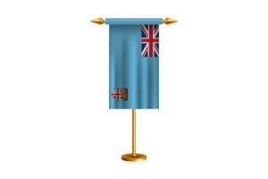 斐济礼仪旗帜矢量免费