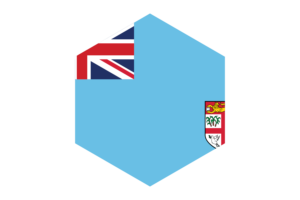 斐济国旗六边形