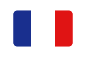 法国国旗三角形圆形
