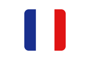 法国国旗方形圆形