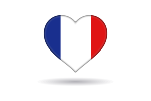 爱法国心形