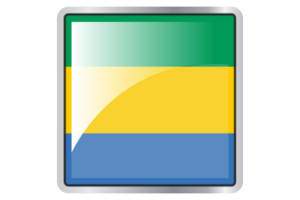 加蓬国旗广场图标
