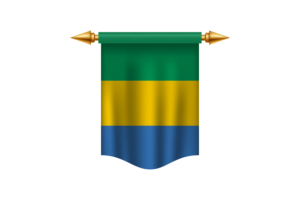 加蓬国旗皇家旗帜