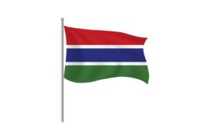 冈比亚国旗剪贴画