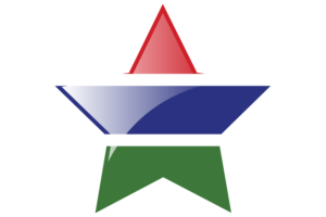 冈比亚国旗星图标