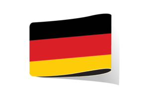 德国国旗插图剪贴画