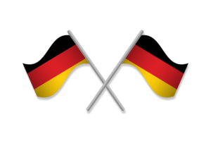 德国国旗徽章矢量免费