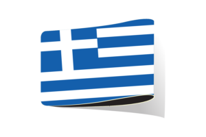希腊国旗插图剪贴画
