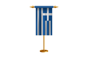 希腊礼仪旗帜矢量免费
