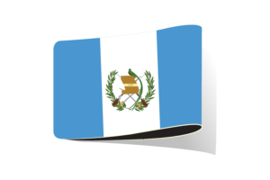 危地马拉国旗插图剪贴画