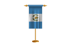 危地马拉礼仪旗帜矢量免费