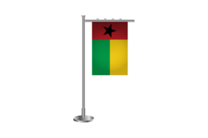 3d 几内亚比绍站立旗