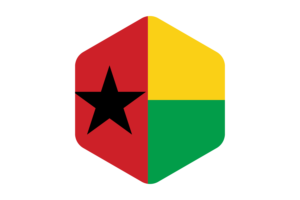 几内亚比绍国旗圆形六边形