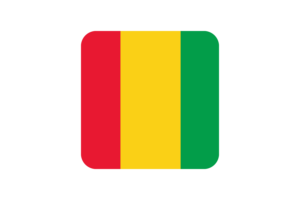 几内亚国旗方形圆形