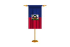 海地礼仪旗帜矢量免费