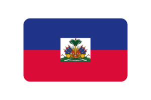 海地国旗三角形圆形