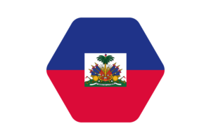 海地国旗矢量插图