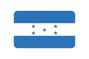 洪都拉斯国旗三角形圆形