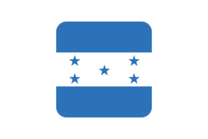洪都拉斯国旗方形圆形