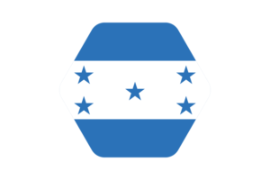 洪都拉斯国旗矢量插图