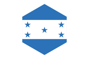 洪都拉斯国旗六边形