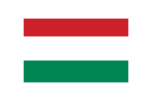 匈牙利国旗三角形矢量插图
