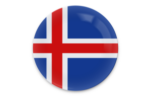 冰岛国旗矢量艺术