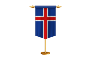 冰岛国旗插图与立场