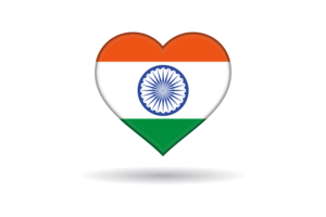 爱印度心形