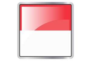 印度尼西亚国旗广场图标