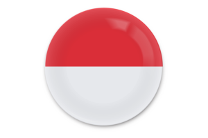 印度尼西亚国旗矢量艺术