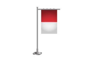 3d 印度尼西亚站立旗