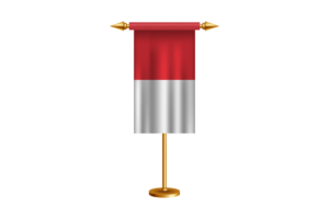印度尼西亚礼仪旗帜矢量免费