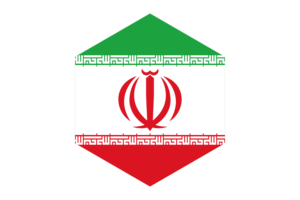 伊朗国旗六边形