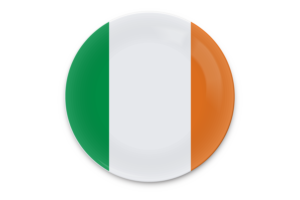 爱尔兰国旗矢量艺术
