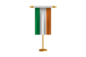 爱尔兰礼仪旗帜矢量免费