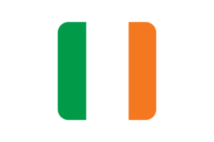爱尔兰国旗方形圆形