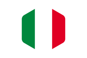 意大利国旗圆形六边形