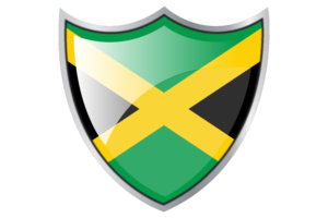 盾牌与牙买加国旗